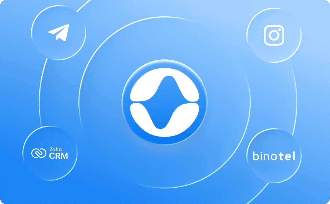 Integration with Telegram, Instagram, CRM and binotel